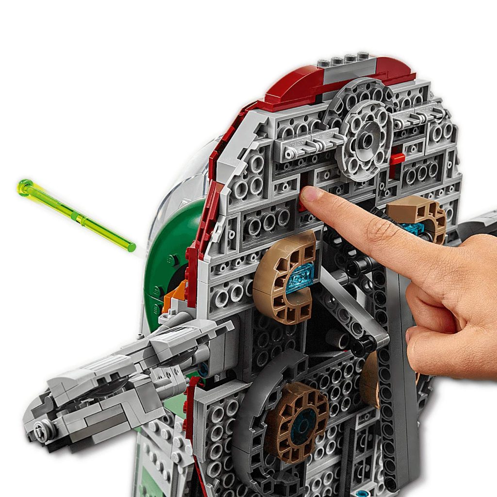 Conecta los expositores de las minifiguras del 20 aniversario de LEGO Star Wars y crea un extraordinario centro de atención para tu colección.